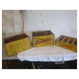 3 Wooden Crates