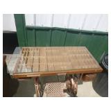 2 Vintage Sewing Machine Cabinets