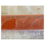 E-Z on Trunk Lid Holder Magnetic Coin Holder