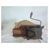 Old Fashioned Milk Box and Vintage Seed Sower