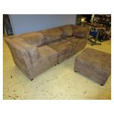 SECTIONAL SOFA WITH OTTOMAN