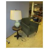 ARMCHAIR AND LAMP