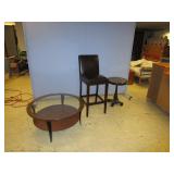 COFFEE TABLE, ACCENT TABLE AND BAR STOOL