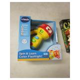 VTECH LEARNING LIGHT, HOYLE CASINO PC GAME, AND MINI SLOT MACHINE