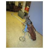 AJAY GOLF CLUB BAG WITH CLUBS