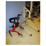 DRIVE MOBILITY ASSISTANCE CHAIR AND HOYER PATIENT LIFT