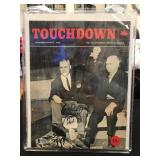 BUD GRANT " hof 83" DESCRIPTION 1963 TOUCHDOWN MAGAZINE ( BECKETT AUTHENTICATION)