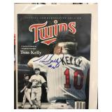 TOM KELLY AUTOGRAPHED TWINS PROGRAM