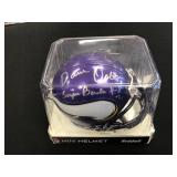 DAVE OSBORN AUTOGRAPHED MN VIKINGS MINI HELMET