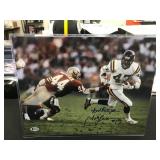 JOEY BROWNER AUTOGRAPHED 11X14