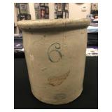 6 GALLON RED WING CROCK
