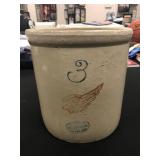 3 GALLON RED WING CROCK
