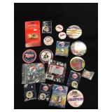 LOT OF MN TWINS/VIKINGS/WILD PINS, BUTTONS, ECT