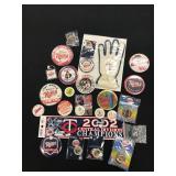 LOT OF MN TWINS/VIKINGS/WILD PINS, BUTTONS, ECT