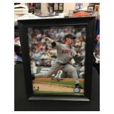 KEVIN SLOWEY FRAMED AUTOGRAPHED 8X10 PHOTO