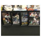 LOT OF 4 MN TWINS FRAMED AUTOGRAPHED 8X10 PHOTO