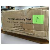 MR Direct Undermount Porcelain Bathroom Sink in Black not used