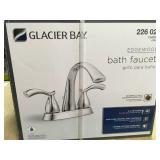 Glacier Bay Edgewood 4 in. Centerset 2-Handle High-Arc Bathroom Faucet in Chrome not used