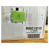 12 in. x 12 in. Plastic 4-Way Ceiling Register in White in good condition