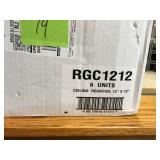 12 in. x 12 in. Plastic 4-Way Ceiling Register in White in good condition