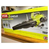 RYOBI 160 MPH 520 CFM 25cc Gas Jet Fan Blower in good condition