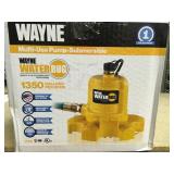 Wayne 0.16 HP WaterBUG Submersible Utility Pump with Multi-Flo Technology in good condition