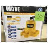 Wayne 0.16 HP WaterBUG Submersible Utility Pump with Multi-Flo Technology in good condition