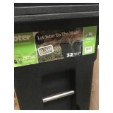 Toter 32 Gal. Greenstone Trash Can with Wheels and Attached Lid not used