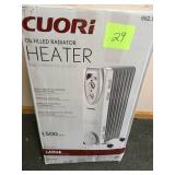 1,500-Watt Electric Oil-Filled Radiant Portable Heater in good condition
