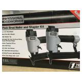 Professional Woodworker 1-1/4 in. x 18-Gauge Brad Nailer and Narrow Crown Stapler Combo Kit in good condition