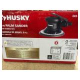 Husky 6 in. Low Vibration Palm Sander USED in good condition
