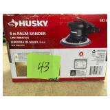 Husky 6 in. Low Vibration Palm Sander USED in good condition