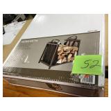 1.6 ft. Firewood Rack with Tote in good condition