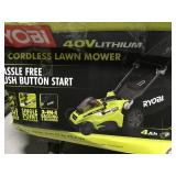 40-Volt 16 in. Lithium-Ion Cordless Walk-Behind Lawn Mower with 4.0 Ah Battery
