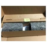 Aqua Shield Medium Gray 8.5 in. x 30 in. Boxwood Stair Tread Cover in good condition