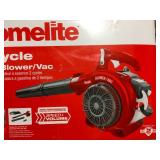 Homelite 150 MPH 400 CFM 26cc Gas Handheld Blower Vacuum USED in good condition
