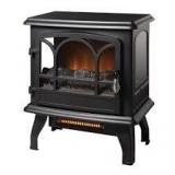 StyleWell Kingham 1,000 sq. ft. Panoramic Infrared Electric Stove in Black with Electronic Thermostat in good condition