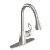 MOEN Kleo Single-Handle Pull-Down Sprayer Kitchen Faucet with Reflex and Power Clean in Spot Resist Stainless not used
