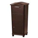 Architectural Mailboxes Elephantrunk Parcel Drop Box in Oil-Rubbed Bronze in good condition
