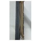 Lot of 3- Picture Frames/ Display- 2 frames in good condition, the Burlap display frame is salvage