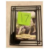 Lot of 3- Picture Frames/ Display- 2 frames in good condition, the Burlap display frame is salvage