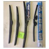Lot of 4- SALVAGE Wipers 21", 22", 28" Missing pieces/ may be broken