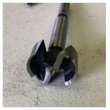 Lot of 4- Hole Saw Arbors/ Forsner bit