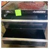 Husky drawer cabinet, SALVAGE- one drawer is stuck and one drawer is off the track