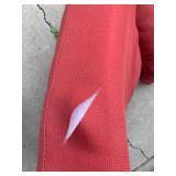 Hampton bay replacement patio replacement cushion, Chili- Salvage