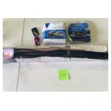 Chamberlain Lot- Internet Gateway, Safety Sensors, Garage Door Clickers, Garage Door belt, as is, untested