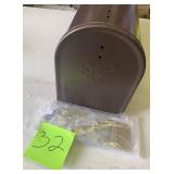 Gibraltar Galvanized steel Medium capacity- Venetian Bronze Post-Mount Mailbox