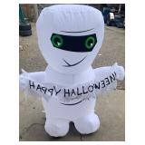 Lot of 3- Airblown Halloween Inflatables 3.3 ft tall, 1 witch, 2 mummys