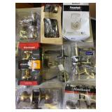 Salvage lot of Door locks- Kwikset, Schlage, Baldwin