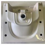 Standard Decorum White Wall Hung Sink, 20 x 18, 4" center w/ overflow